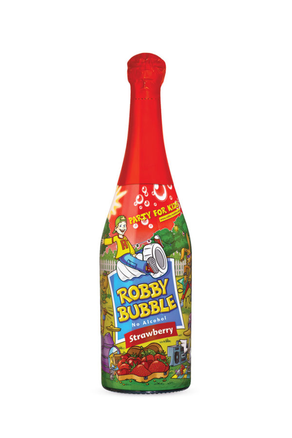 Παιδική Σαμπάνια Φράουλα Robby Bubble 750ml